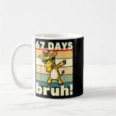 67 Days Of School Bruh Funny Meme Boys Kids Dabbin Kaffeetasse (Links)
