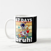 67 Days Of School Bruh Funny Meme Kids Dabbing Ast Kaffeetasse (Links)