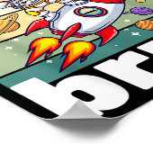 67 Days Of School Bruh Funny Meme Kids Dabbing Ast Poster (Ecke)