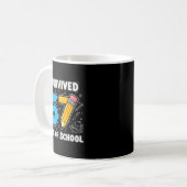 67 Days Of School Complete - Teacher Student Funny Kaffeetasse (Vorderseite Links)