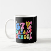 67 Days Of School Coquette Bow Students Teachers 1 Kaffeetasse (Links)