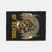 67 Days Of School Deer Hunting Boy Camo Boy Girl T Fleecedecke (Vorderseite (Horizontal))