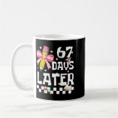 67 Days Of School Funny 67 Days Later Student Teac Kaffeetasse (Links)