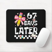 67 Days Of School Funny 67 Days Later Student Teac Mousepad (Mit Mouse)