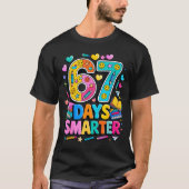 67 Days Of School Funny Meme Teacher Student  T-Shirt (Vorderseite)