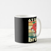 67 Days Of School Funny Six Seven Meme Bruh Kids B Kaffeetasse (VorderseiteRechts)