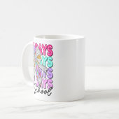 67 Days Of School Girls Coquette Bow 67th Day Of S Kaffeetasse (Vorderseite Links)