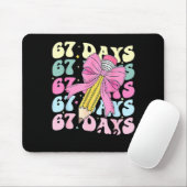 67 Days Of School Girls Coquette Bow 67th Day Of S Mousepad (Mit Mouse)