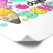 67 Days Of School Girls Coquette Bow 67th Day Of S Poster (Ecke)