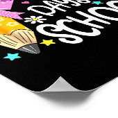 67 Days Of School Girls Coquette Bow 67th Day Of S Poster (Ecke)