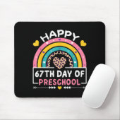 67 Days Of School Happy 67th Day Of Preschool Teac Mousepad (Mit Mouse)