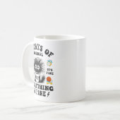 67 Days Of School I Survived Funny Teachers Studen Kaffeetasse (Vorderseite Links)
