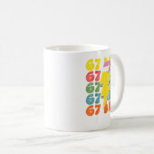 67 Days Of School Lightning Bolt Pencil Teachers S Kaffeetasse (VorderseiteRechts)