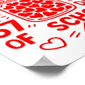 67 Days Of School Loved My Cl Funny Valentine Teac Poster (Ecke)