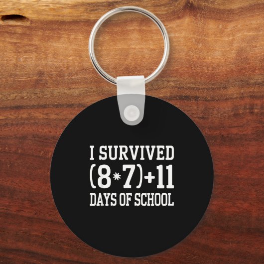 67 Days Of School Math Problem Teachers 67 Slang 6 Schlüsselanhänger (Vorderseite)