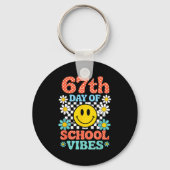 67 Days Of School Meme 100th Day Of School Vibes S Schlüsselanhänger (Vorderseite)
