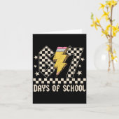 67 Days Of School Meme Slang Abcd Rock Boys Girls  Karte (Gelbe Blume)