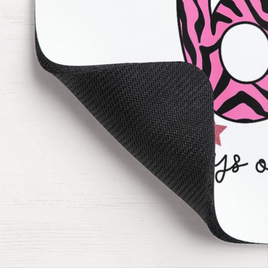 67 Days Of School Nk Leopard Girl Glam Zebra Mousepad (Ecke)