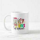 67 Days Of School Pencil Coquette Teacher Student Kaffeetasse (Links)