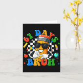 67 Days Of School Six Seven Bruh Meme Pencil Teach Karte (Gelbe Blume)