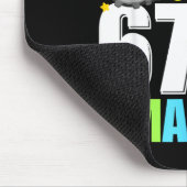 67 Days Of School Smarter Funny Six Seven Monster Mousepad (Ecke)