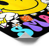 67 Days Of School Smile Face 67 Days Smarter Teach Poster (Ecke)