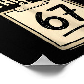 67 Days Of School Teacher 67 Shirt 67 Teacher  Poster (Ecke)