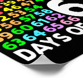 67 Days Of School Teacher Kids Boy 67 Math Numbers Poster (Ecke)