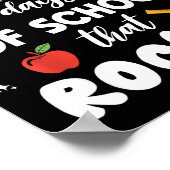 67 Days Of School That Rocked Poster (Ecke)