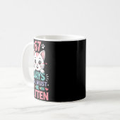 67 Days Of School You Must Be Kitten Cat 67th Day Kaffeetasse (Vorderseite Links)