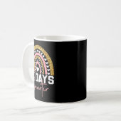 67 Days Smarter Days Of School Survived Rainbow Le Kaffeetasse (Vorderseite Links)