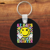 67 Days Smarter Funny Six Seven 67 Meme Teacher St Schlüsselanhänger (Vorderseite)