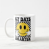 67 Days Smarter Funny Six Seven 6 7 Gen Alpha Slan Kaffeetasse (Links)