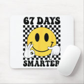 67 Days Smarter Funny Six Seven 6 7 Gen Alpha Slan Mousepad (Mit Mouse)