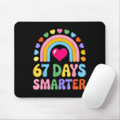 67 Days Smarter Happy Teacher Back To School Celeb Mousepad (Mit Mouse)