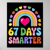 67 Days Smarter Happy Teacher Back To School Celeb Poster (Vorne)