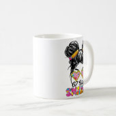 67 Days Smarter Messy Bun Six Seven 67th Day Of Sc Kaffeetasse (VorderseiteRechts)