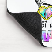 67 Days Smarter Messy Bun Six Seven 67th Day Of Sc Mousepad (Ecke)