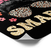 67 Days Smarter Messy Bun Six Seven 67th Day Of Sc Poster (Ecke)