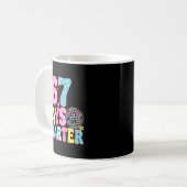 67 Days Smarter Rainbow Back To School Teacher Kid Kaffeetasse (Vorderseite Links)