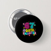 67 Days Smarter School Funny 67 Teachers Students  Button (Vorne & Hinten)