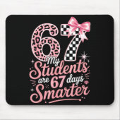 67 Days Smarter Six Seven Days 67 Meme 6 7 Student Mousepad (Vorne)