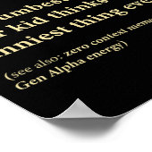 67 Definition Bedeutung Sechs Sieben Lustiges Meme Poster (Ecke)
