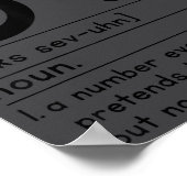 67 Definition Die Bedeutung Von 67 Meme Lustig Sec Poster (Ecke)