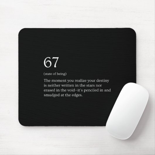 67 Definition Meme _1  Mousepad (Mit Mouse)