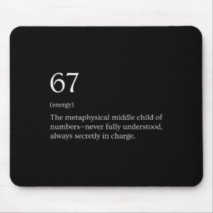 67 Definition Meme Mousepad