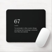 67 Definition Meme Mousepad (Mit Mouse)