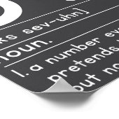 67 Definition The Meaning Of 67 Meme Funny Six Sev Poster (Ecke)