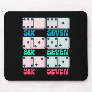 67 Dominosteine zählen Mathematiklehrer Vin Mousepad