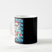67 Donut Christmas Funny Six Seven Meme Santa Kids Kaffeetasse (Vorderseite Links)